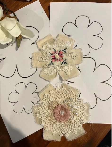 PDF File : Scrappy Flowers